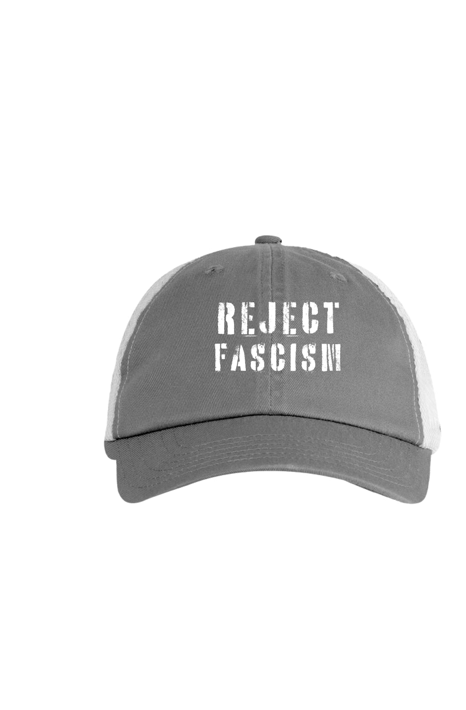 White Washed Trucker Cap