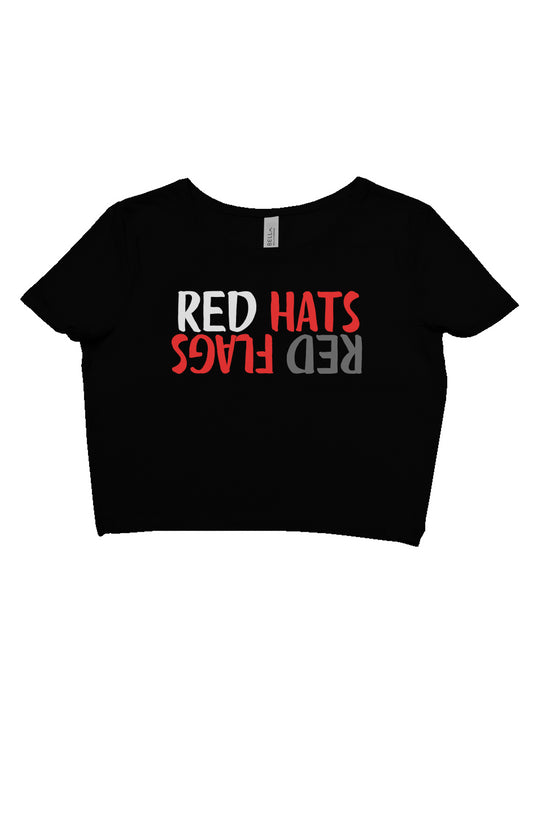 crop tee - Red Hats
